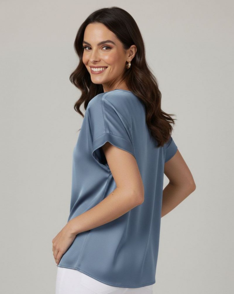 Lovshy Women Flowy Round Neck Top - photo 3