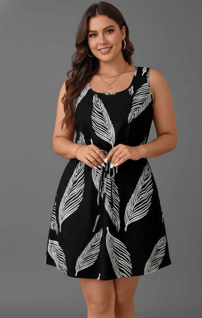 Lovshy Blossom Print One Piece Dress - Image 6