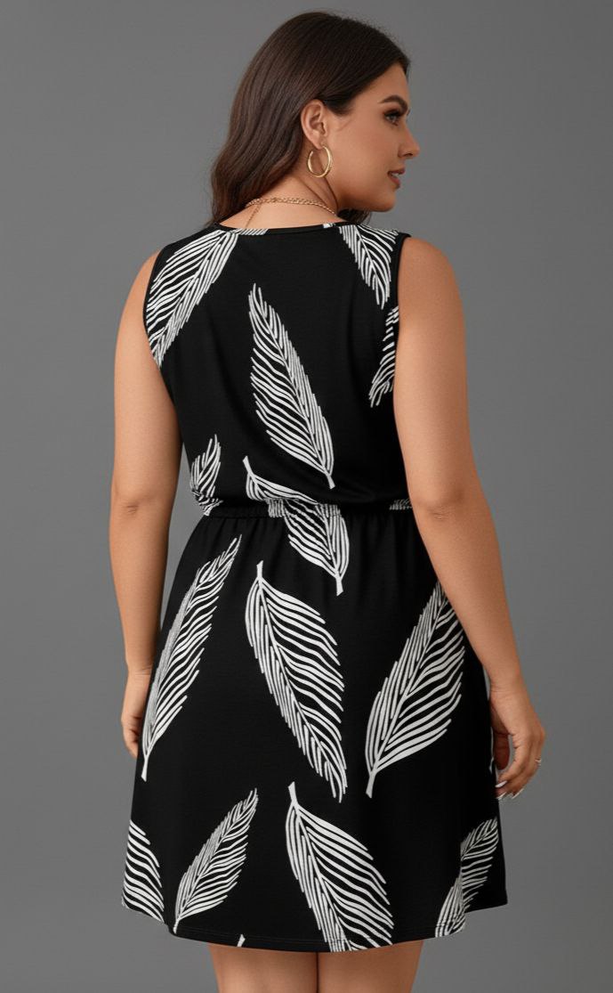 Lovshy Blossom Print One Piece Dress - Image 5