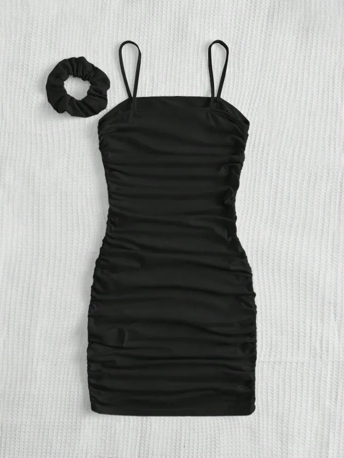 Lovshy Solid Color Cute Dress For Girls - Image 4