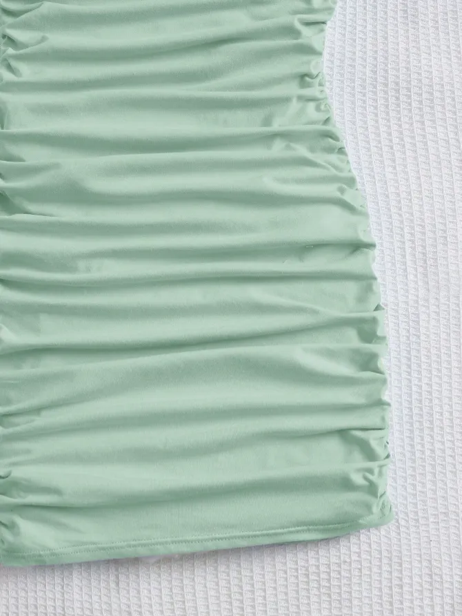 Lovshy Solid Color Cute Dress For Girls - Image 15