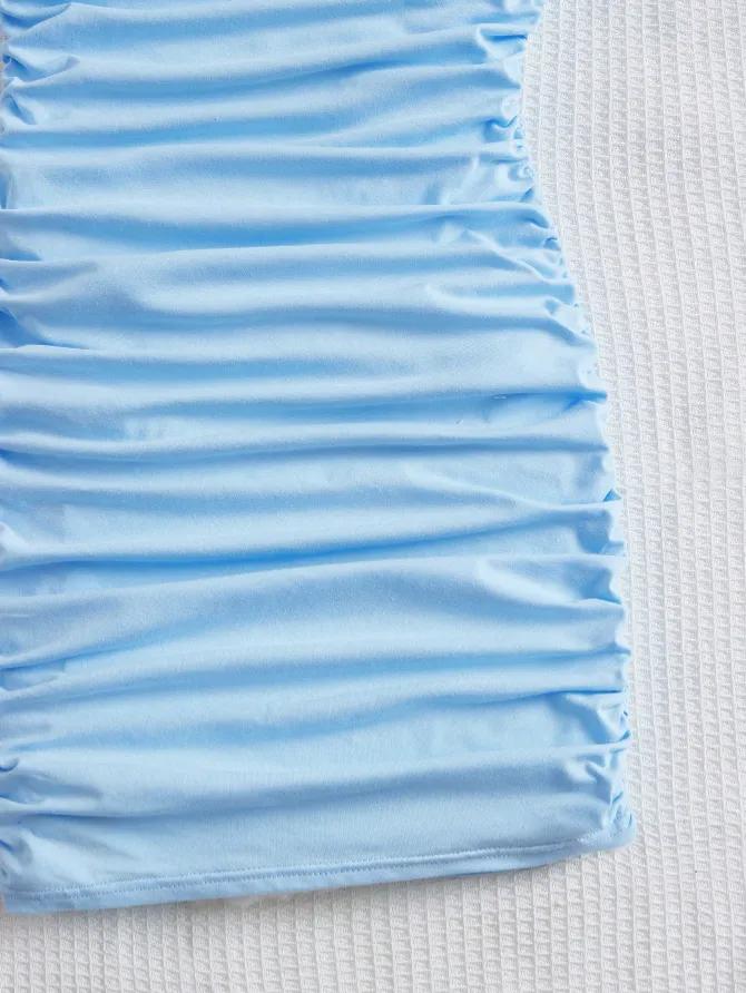 Lovshy Solid Color Cute Dress For Girls - Image 2