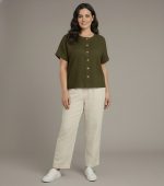 Lovshy Stylish Casual Button Down Top ag
