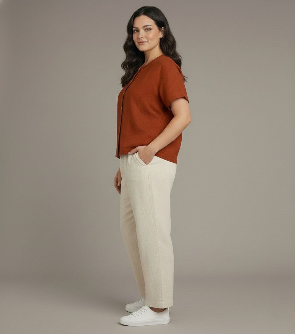 Lovshy Stylish Casual Button Down Top ag - Image 2