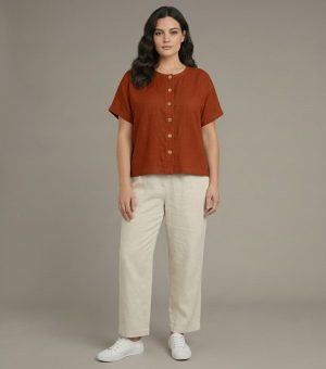 Lovshy Stylish Casual Button Down Top