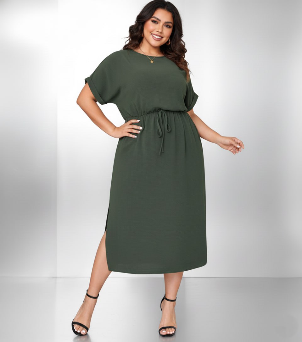 Curvy One Piece Dress bl - Image 5