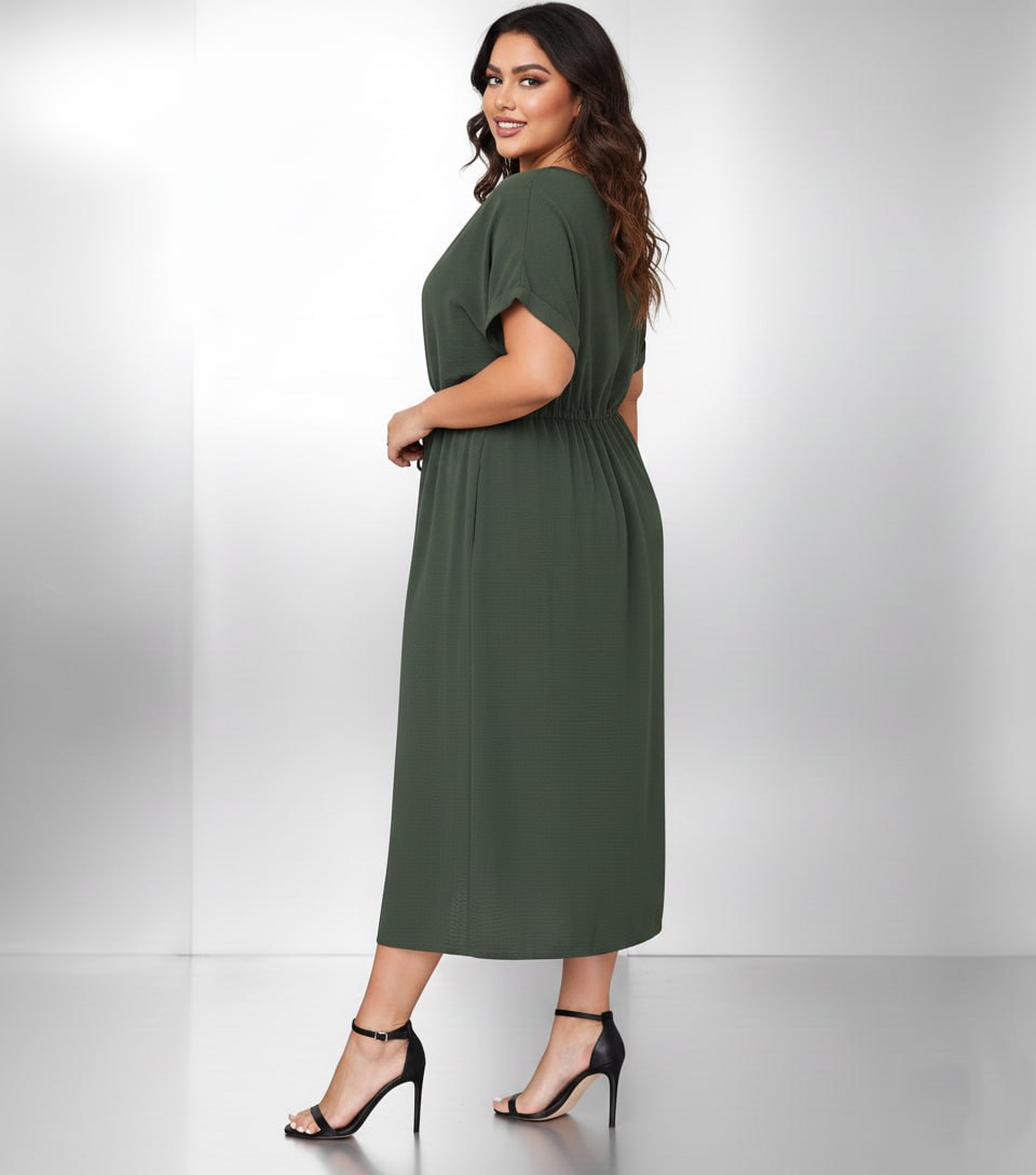 Curvy One Piece Dress bl - Image 6