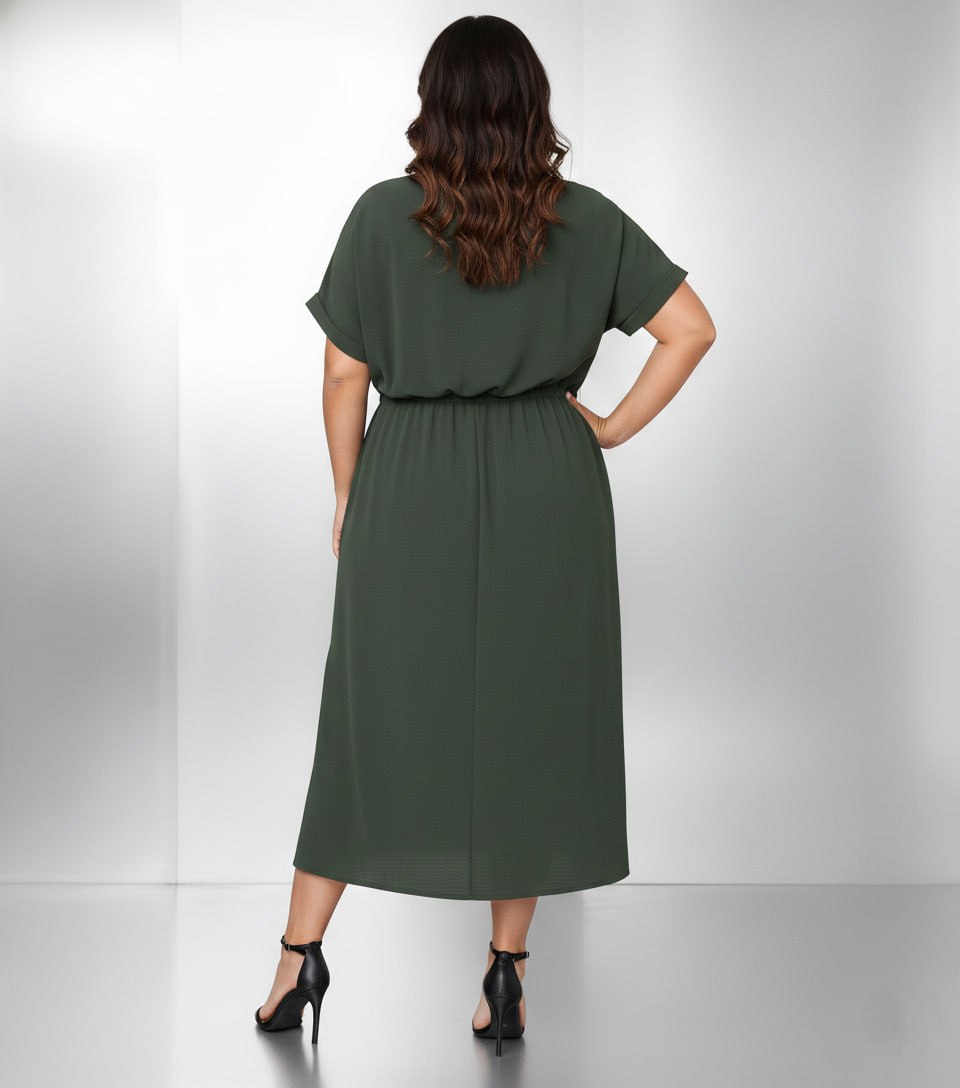 Curvy One Piece Dress bl - Image 8