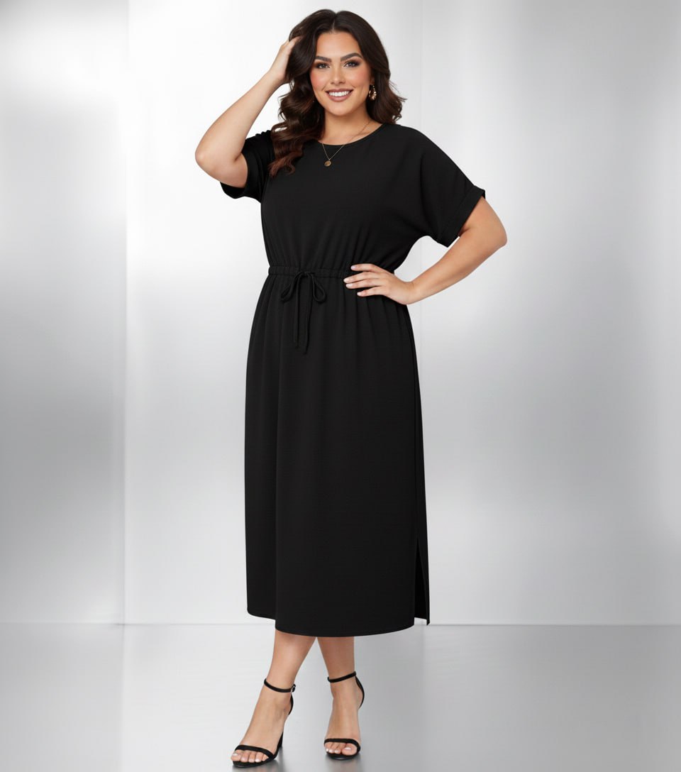 Curvy One Piece Dress bl - Image 4