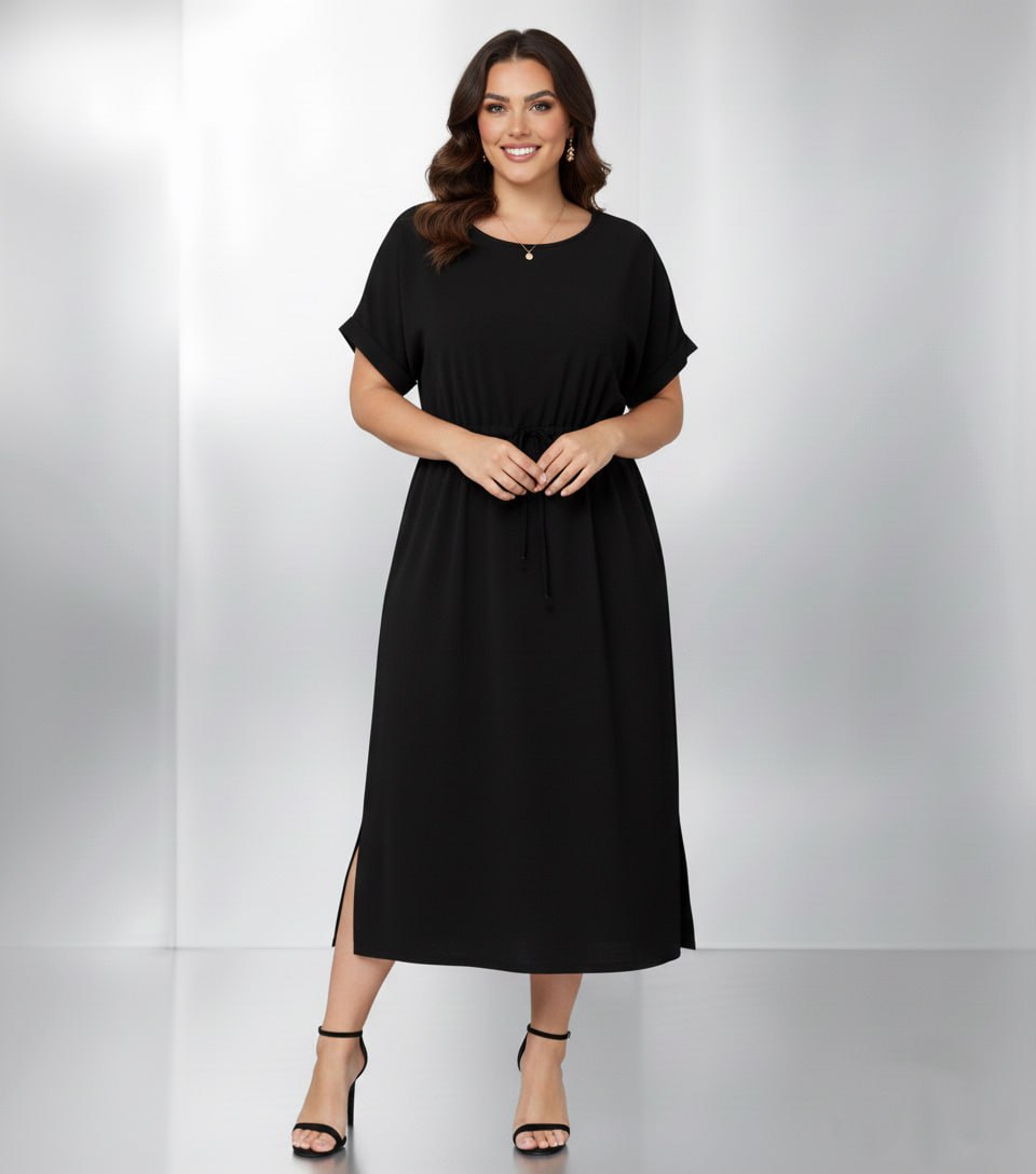 Curvy One Piece Dress bl - Image 3