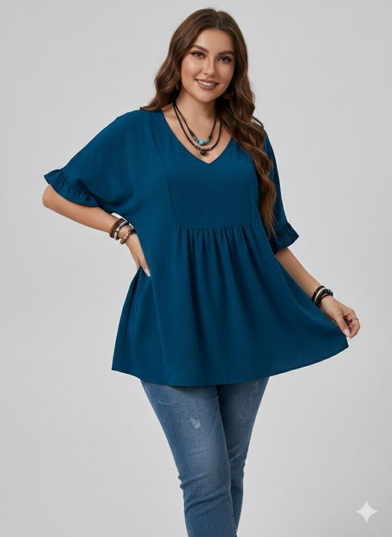 Casual Mom Shirts With Ruffled Sleeves mr - photo 4