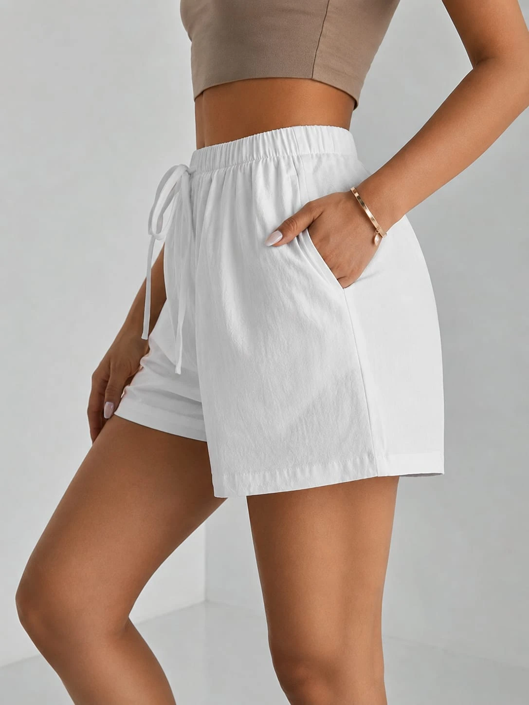 Women's Lightweight Summer Shorts | Elastic Waist Relaxed Fit - Image 4