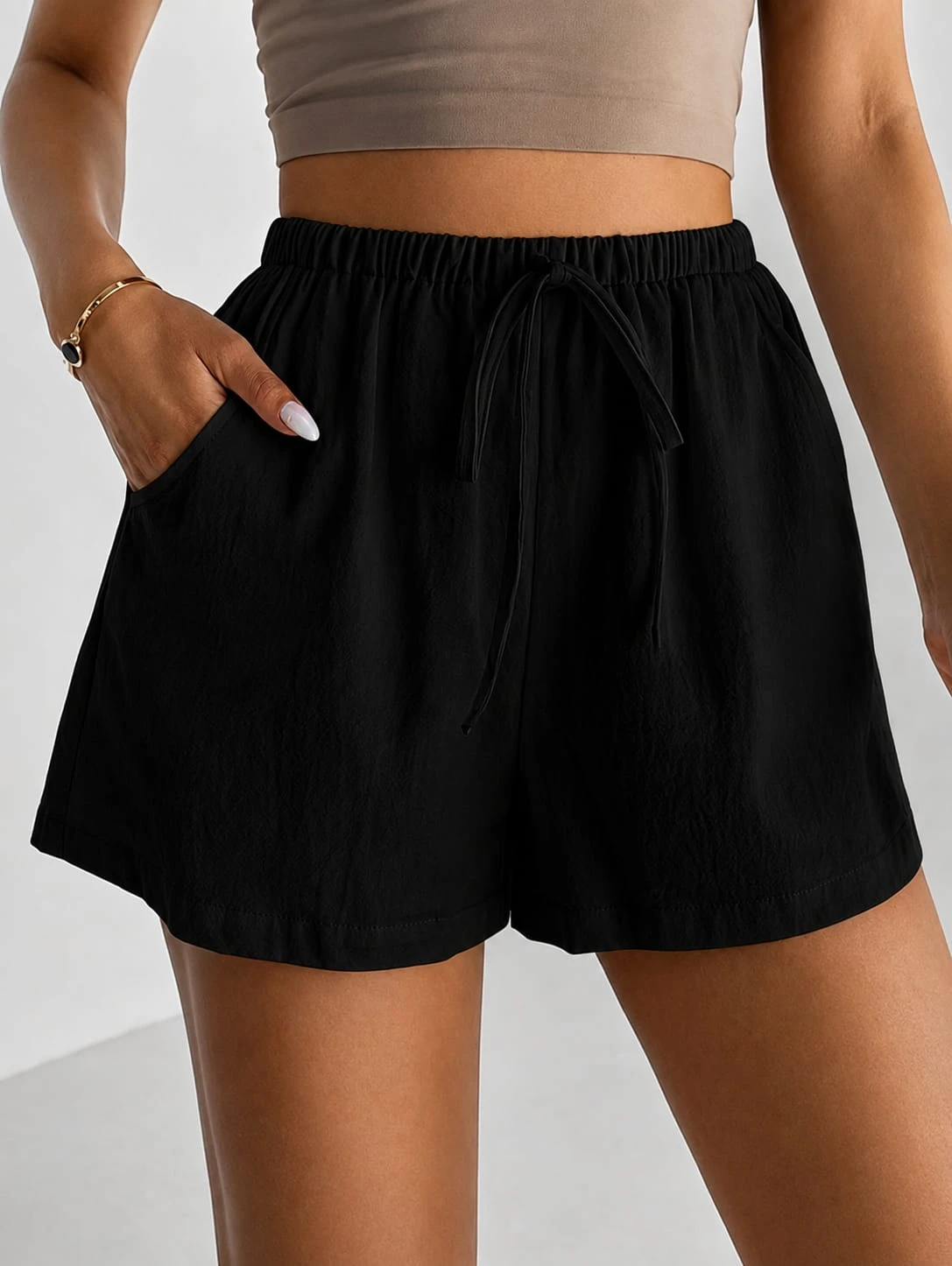 Women's Lightweight Summer Shorts | Elastic Waist Relaxed Fit - Image 5