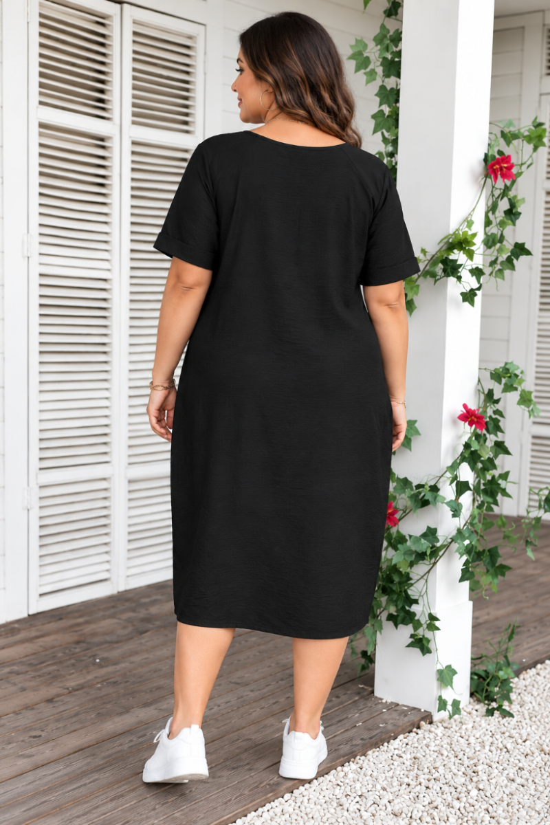 Lovshy Short Sleeve Comfortable Dress - photo 3