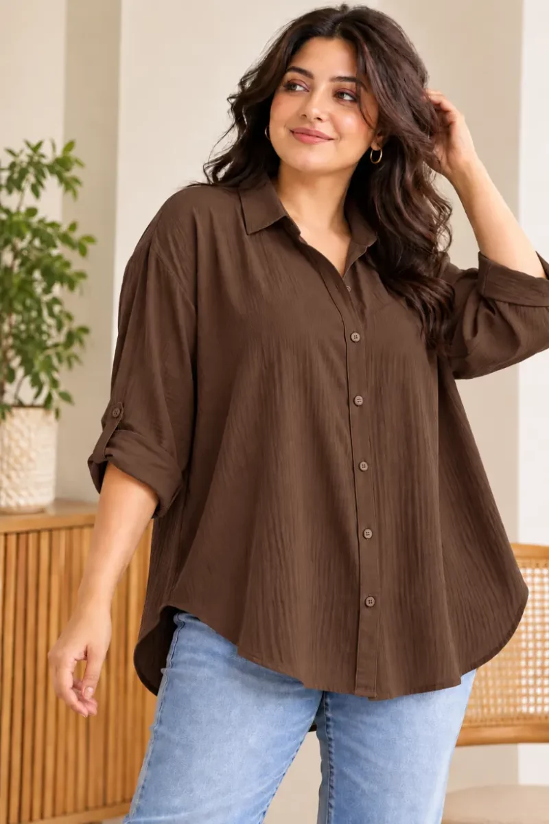 Lovshy Women's Relaxed Fit Casual Shirt for Women - photo 2