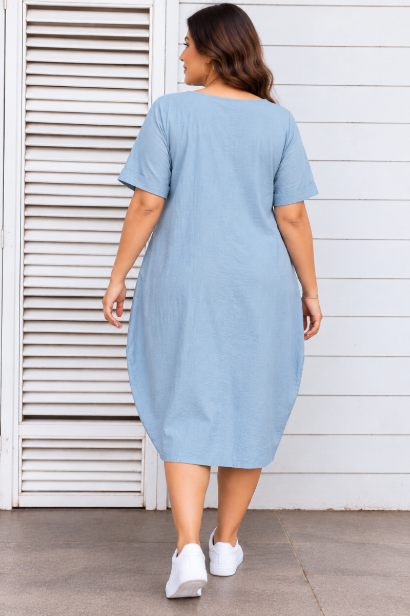 Lovshy Short Sleeve Comfortable Dress - photo 5