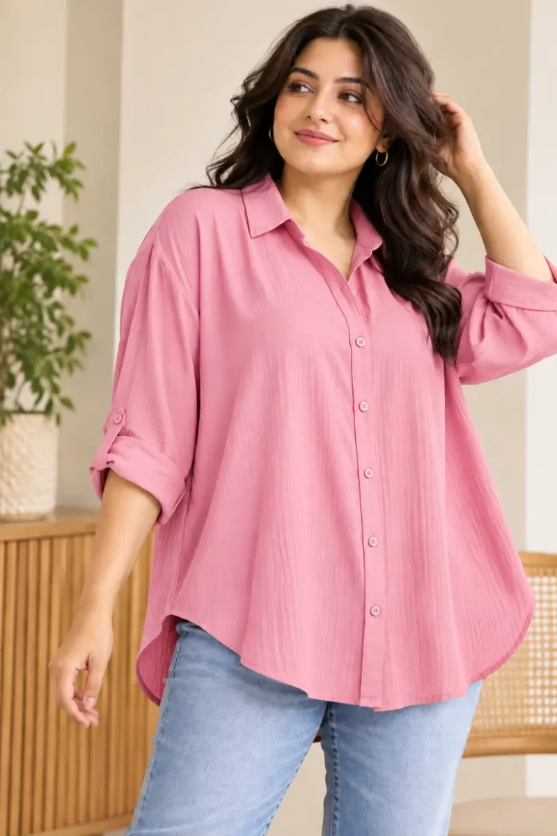 Lovshy Women's Relaxed Fit Casual Shirt for Women - photo 3