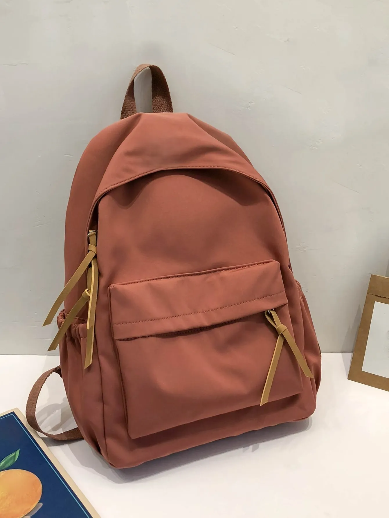 Lovshy All Purpose Solid Color Backpack - Image 2